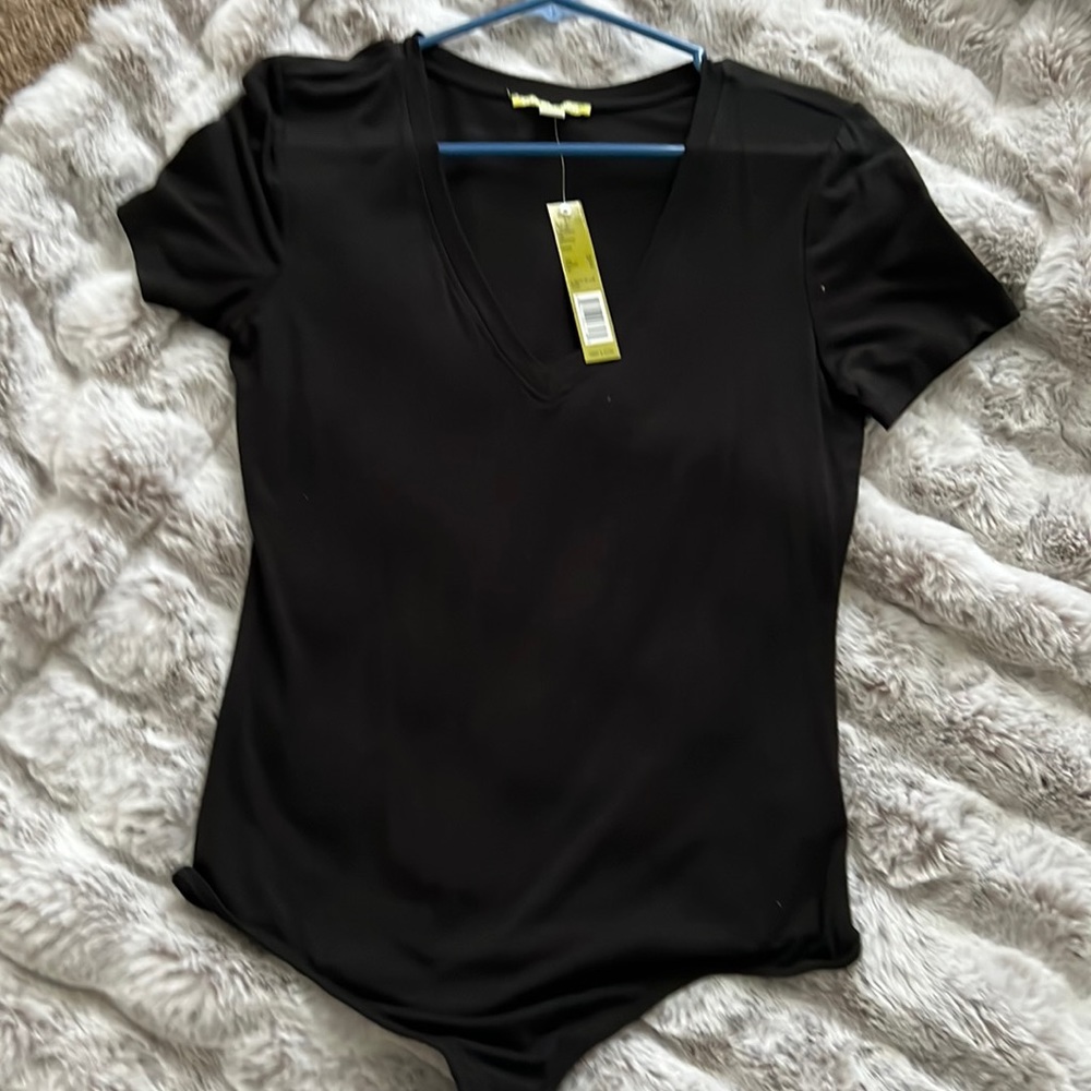 GIANNI BINI BODYSUIT very cute, black, super soft material NWT